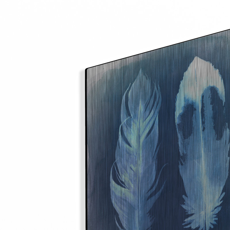 "Plumes négatives II" par Grace Popp, H 16 po x l 12 po