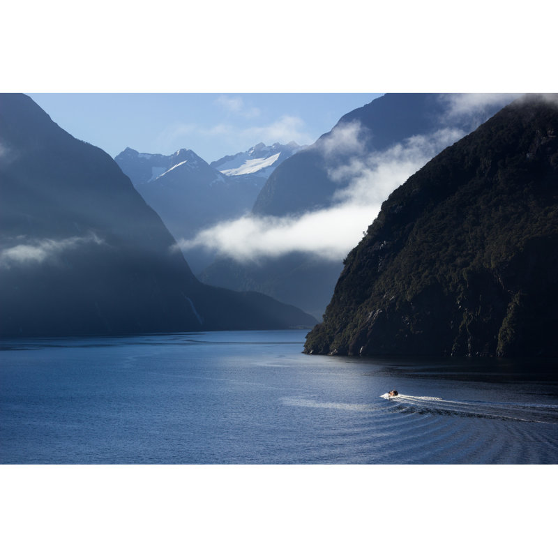 Fjord Of Milford Sound by BackyardProduction - Wrapped Canvas Print, 30cm H x 46cm W