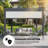 Motorized Louvered Aluminum Pergola With LED Light, Electric Screen And Solar Rain Sensor-127714956