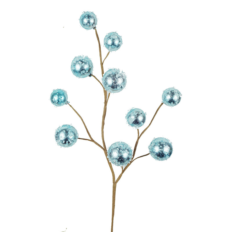 Ensemble de 8 balles H 27 po, Bleu