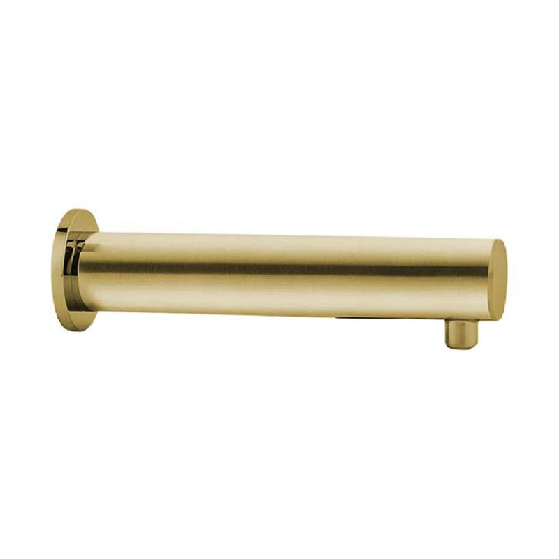 Distributeur de savon mural Fontana, solution d'hygiène sans contact élégante, Or brossé