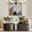 Ginevra 6 - Light Iron Dimmable Chandelier