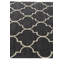 Tapis noir Otto