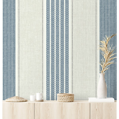 Papier peint à rayures Cerita