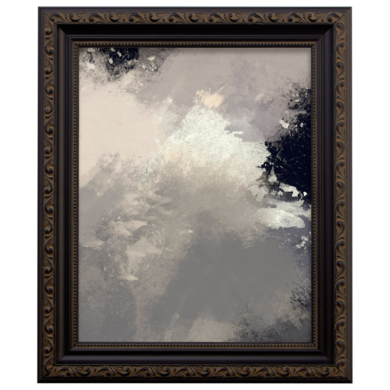Blayne Wood Embossed Picture Frame, 12" x 18", Antique Black