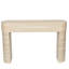 Console d'entrée avec deux grands tiroirs à poignées dissimulées, plateau de 160 cm, style épuré, idéale pour l'entrée et le salon, 63,5 cm L x 25,5 cm P x 15,2 cm H, style moderne