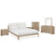 Furano Upholstered Two Cushion Platform Bed-101019080
