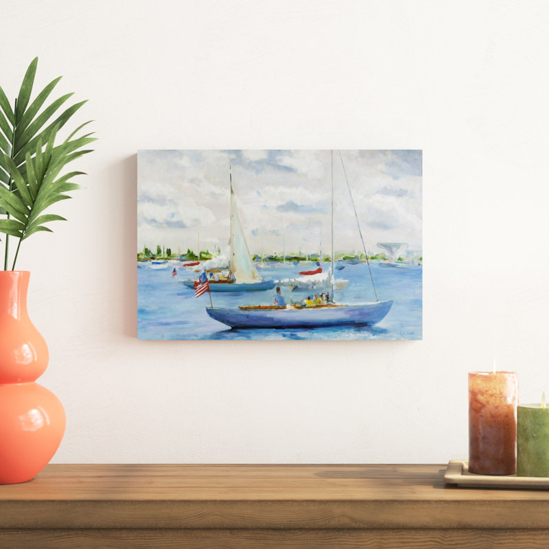 «Fun & Lala», peinture sur toile, H 12 po x l 18 po