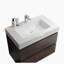 Ensemble de meuble-lavabo mural simple 29,9 po avec plateau Geis-172371022-172371023