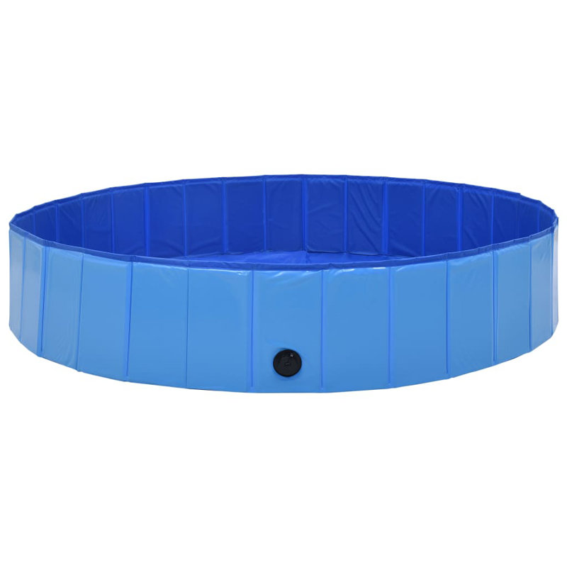 Mossley Plastic Round Pet Pool H x W x L, Blue, 30cm H x 160cm W x 160cm D