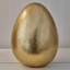 Oeuf doré en résine 8 po