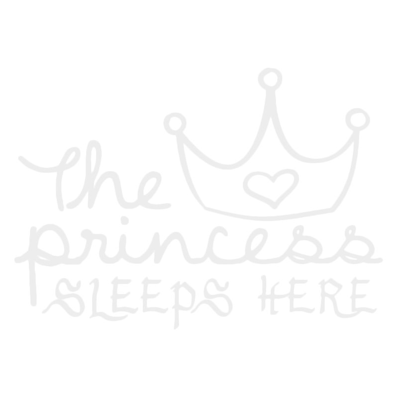 Abstract Wall Decal, White, Large