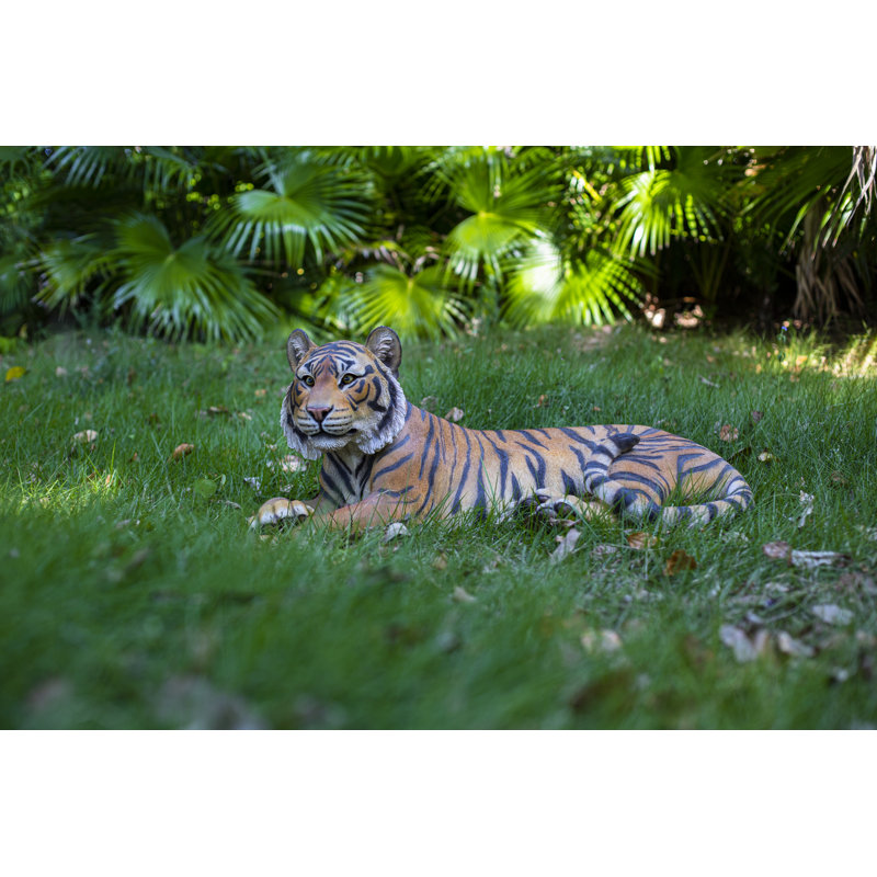 Tiger Laying Down Statue