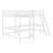 Wood Twin Size L-Shaped Loft Bed With Ladder And 2 L-Shaped Desks-2003274146