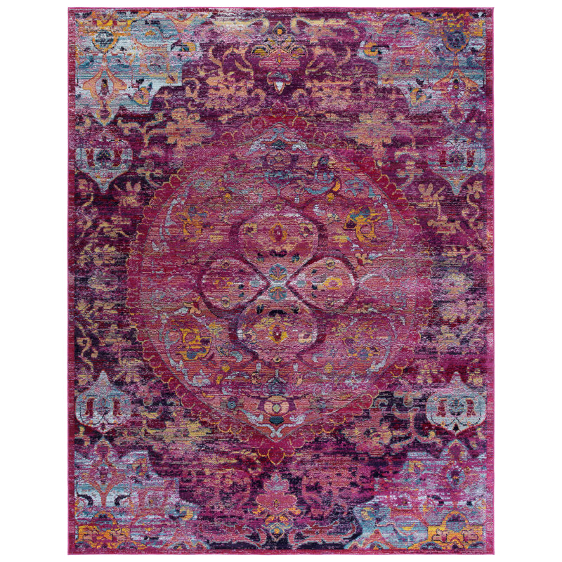 Tapis oriental fuchsia / mauve, Rectangle 8 pi x 10 pi