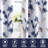 100% Blackout Curtains 2 Panels Set Cattleya Floral Printed Drapes Leah Floral Thermal Curtains for Bedroom with Black Liner Sound Proof Curtains-454980601-454980607