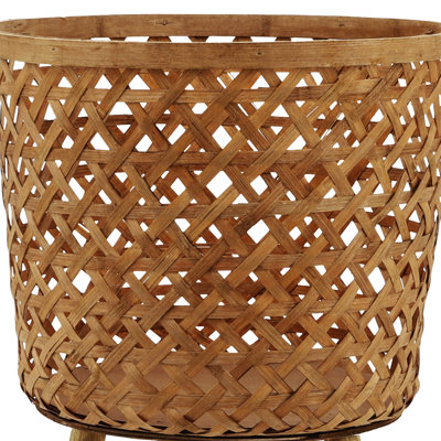 S/3 Bamboo Planters 11/13/15" Natural