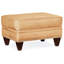 Repose-pieds rectangulaire en cuir véritable de 28,5 po de largeur Reddish-52503503-52503469-52503477