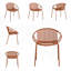 Ensemble de salle à manger 7 pièces d'extérieur moderne extensible avec chaises empilables pour une réception polyvalente et peu encombrante.-693989484