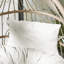 Kouts Cosy Rattan Weave Hanging Egg Chair Garden With Cushion - Contemporary Modern Design-264195566