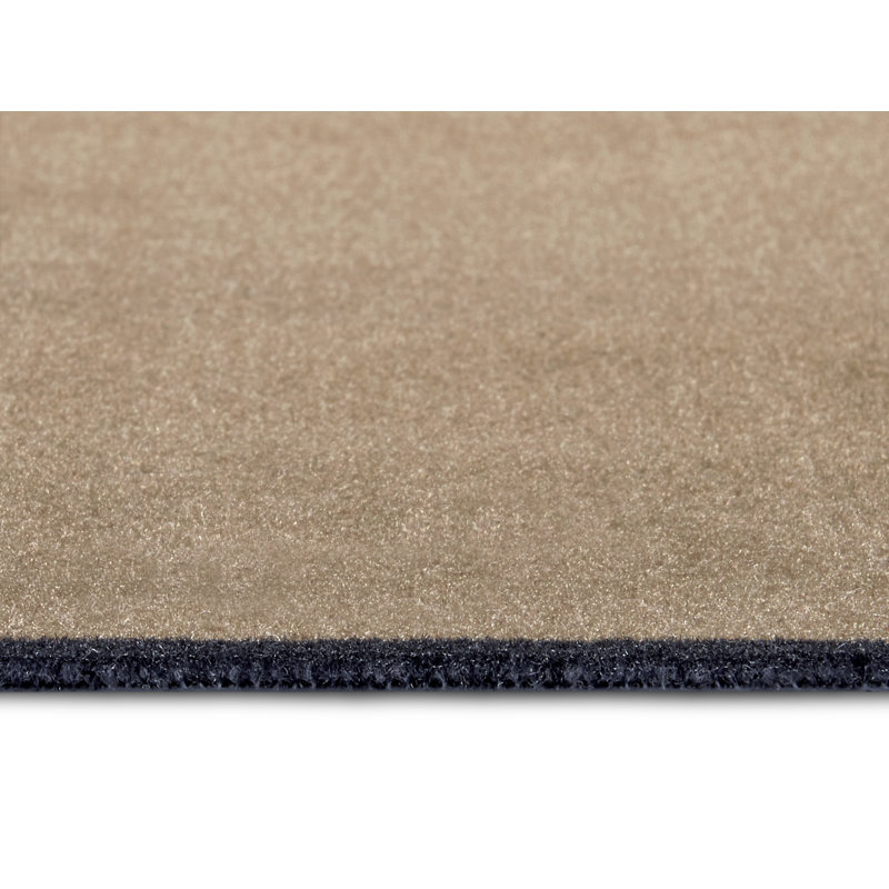 Runner Solid Colour Machine Woven 50 X 150Cm Brown Area Rug