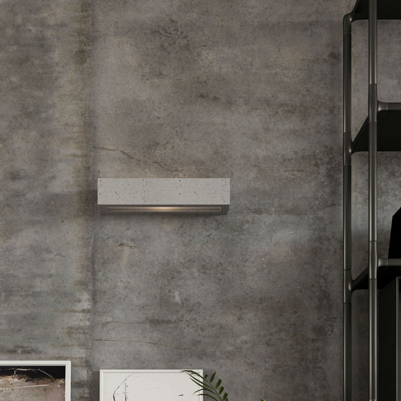 Vega Concrete Flush Mounted Sconce