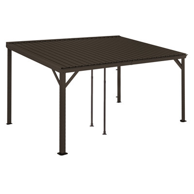 Durable Metal Canopies & Gazebos With Steel Roof For Backyard