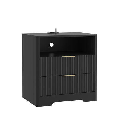 Smart Nightstand with with Led Lights