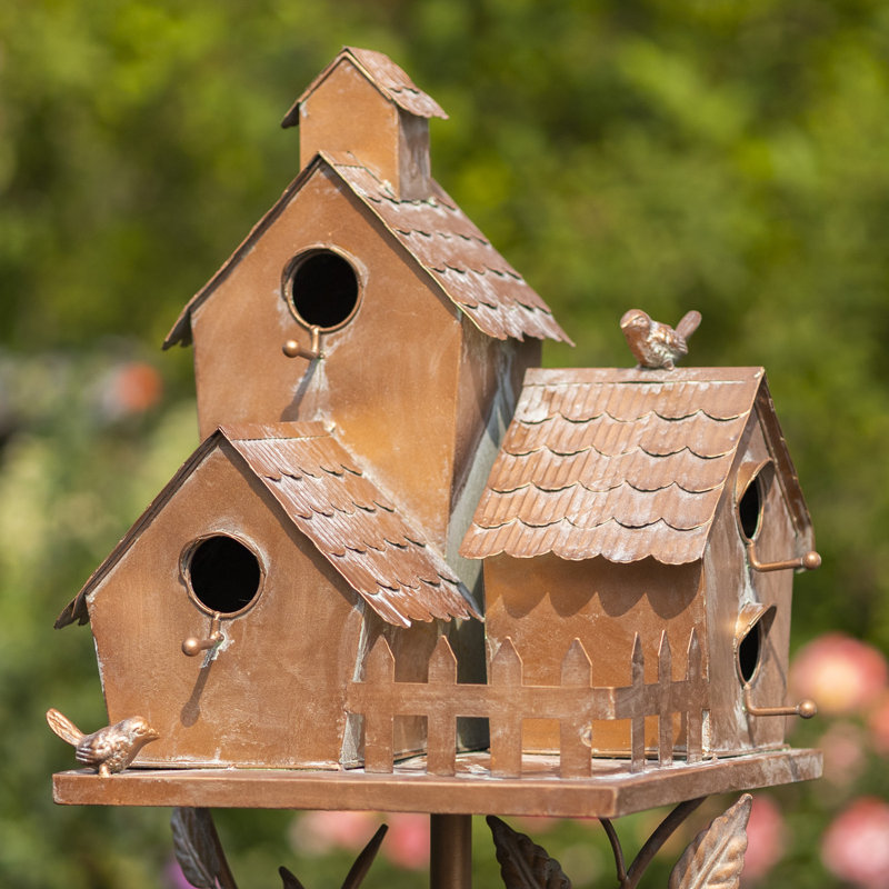 73.75'' H x 13.75'' W x 12.25'' D Weather Resistant Birdhouse
