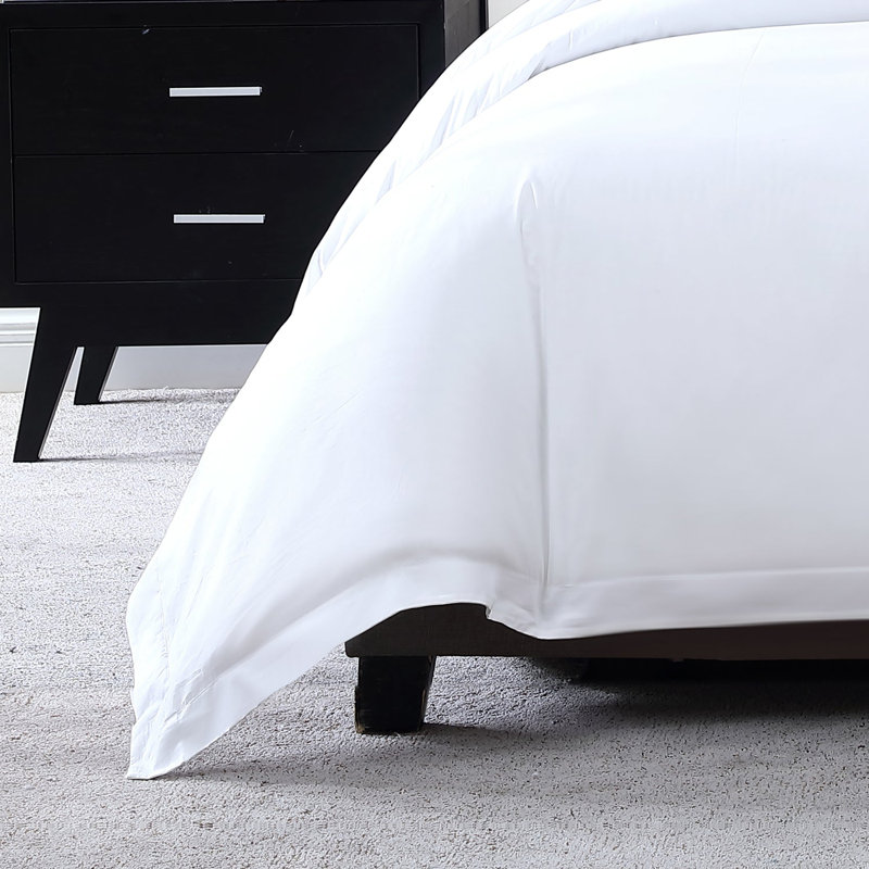 Ultra Percale Duvet Cover Set, Queen + 2 Standard Pillow Shams, White