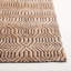 Tapis géométrique en jute de coton naturel / noir / brun Taliyah-1947094029
