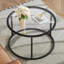 Table basse Petite table basse ronde en verre trempé moderne pour le salon-796942363-796942358