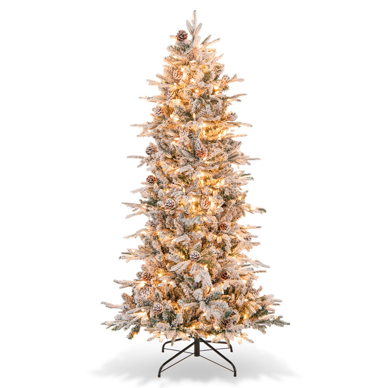 Arbre de Noël artificiel éclairé 6 pi
