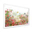 Rétro fleurs multicolores printanières VI - reproduction encadrée sur toile-1665528005-1665528000