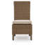Ensemble de 2 chaises d'appoint avec coussin Anikyn