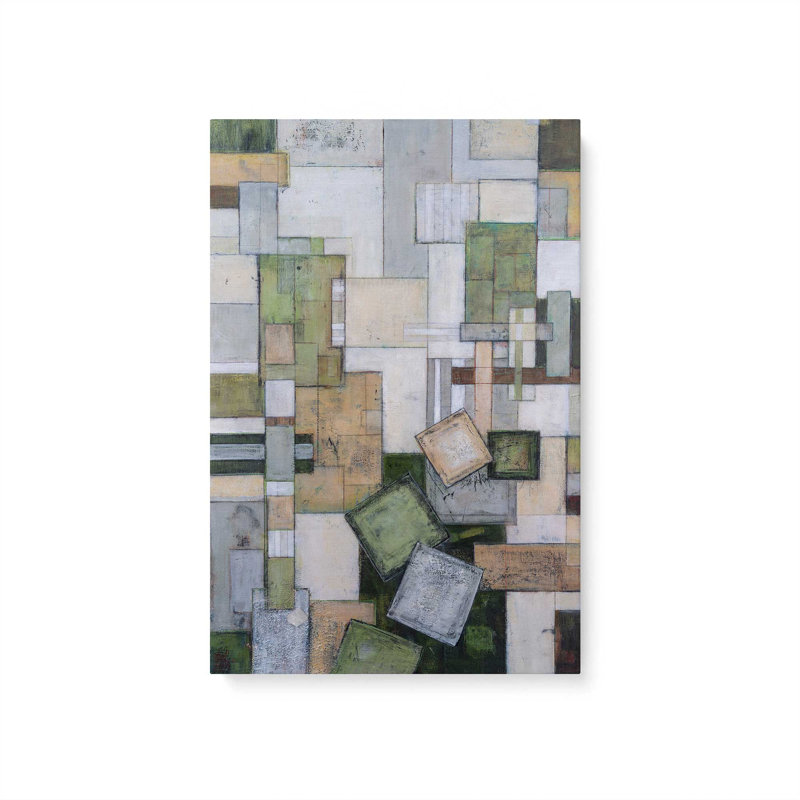 «Crisscrossed II» par Beverly Crawford, reproduction d'art sur toile, H 32 po x l 24 po