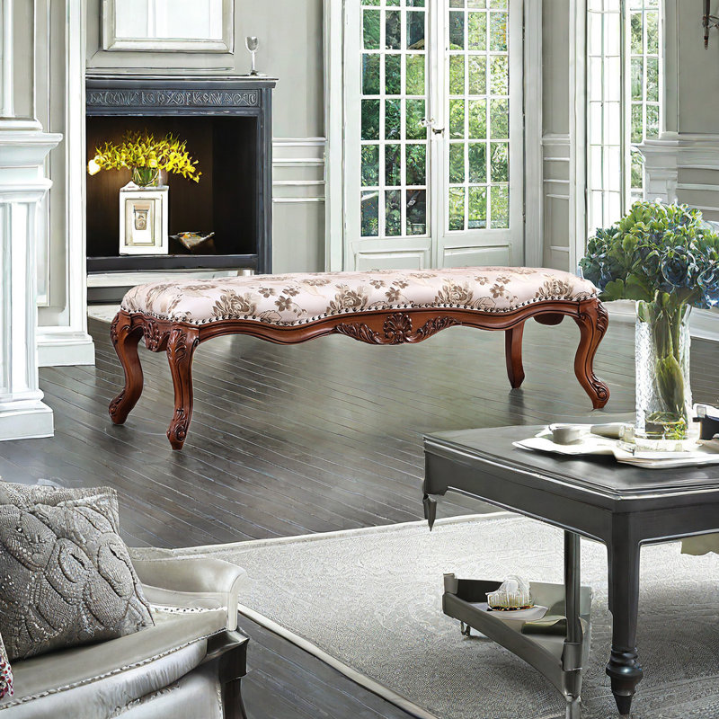 Banc en tissu d'ameublement American