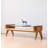Solid cherry wood coffee table