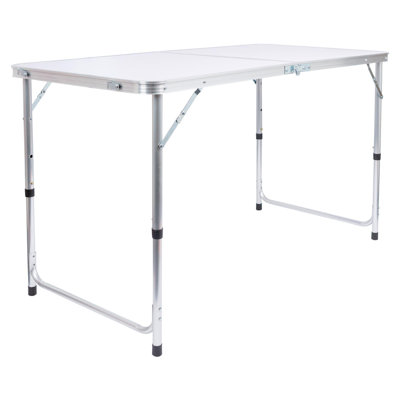 120cm Rectangular Adjustable Folding Table