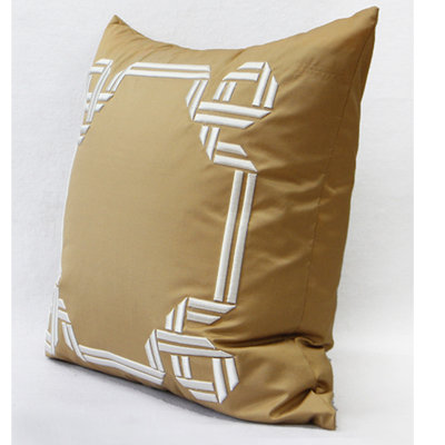 Embroidered Throw Pillow