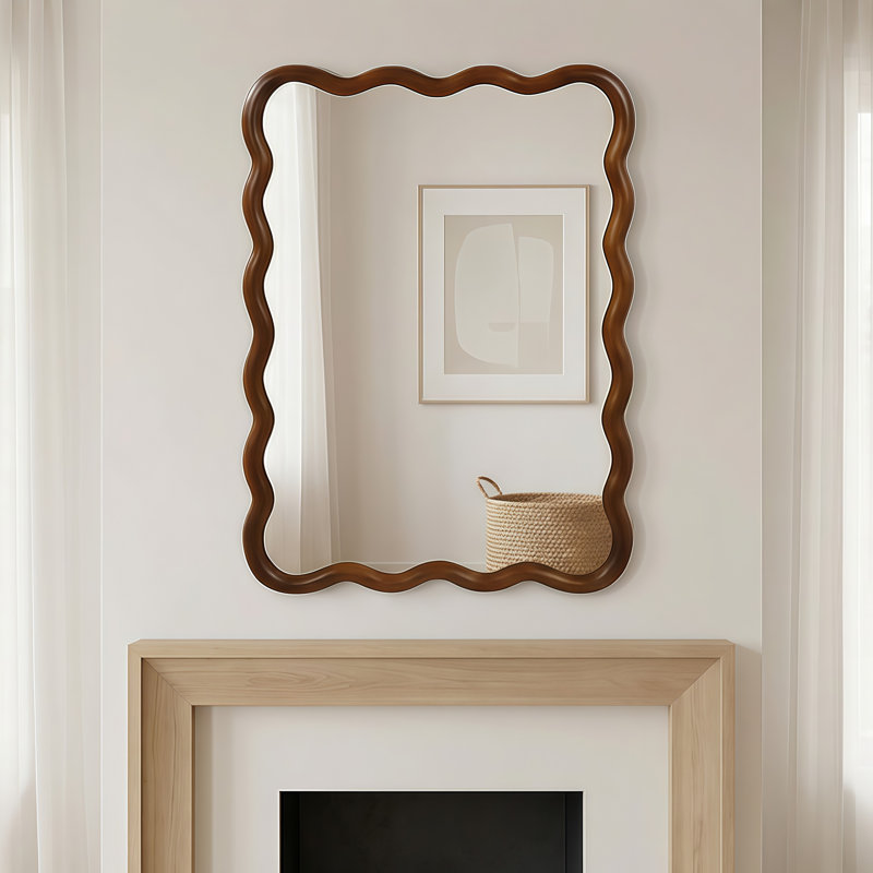 Miroir décoratif Wavy, 40 po x 30 po