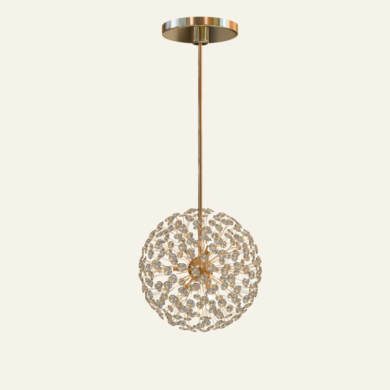 Luxurious Ceiling Chandelier - Elegant Crystal Pendant Light with Hanging Design