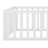 Wooden Floor Bed Frame With Fence and Door-491326519-491326512