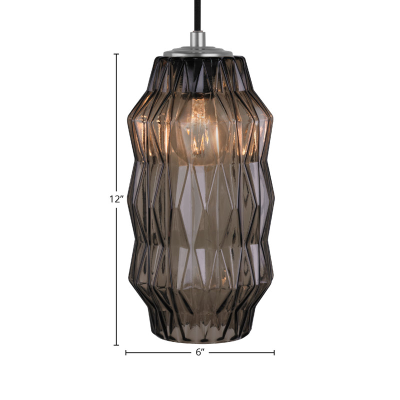 Luminaire suspendu 1 lumière Mimo, Bronze