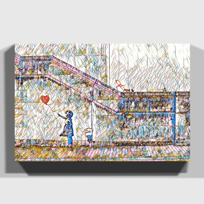 Banksy - Wrapped Canvas Print