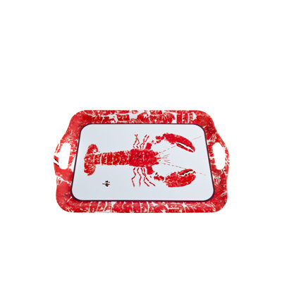 Lobster Melamine Food Serving Tray | Ocean-Inspired