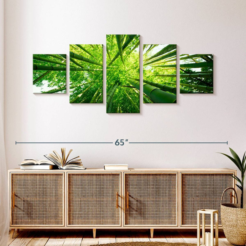Giant Bamboo Trees, 24" H x 55" W