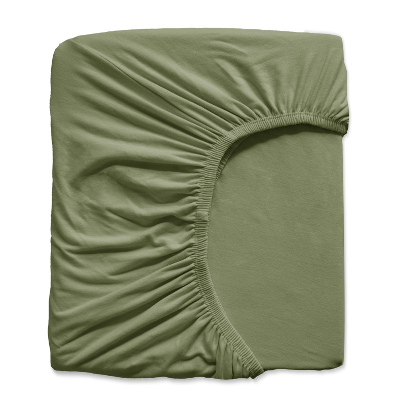 Ensemble de draps-housse en microfibre à double brossage 110 g / m² vert foncé sauge de Southwest Fine Linens, Vert sauge