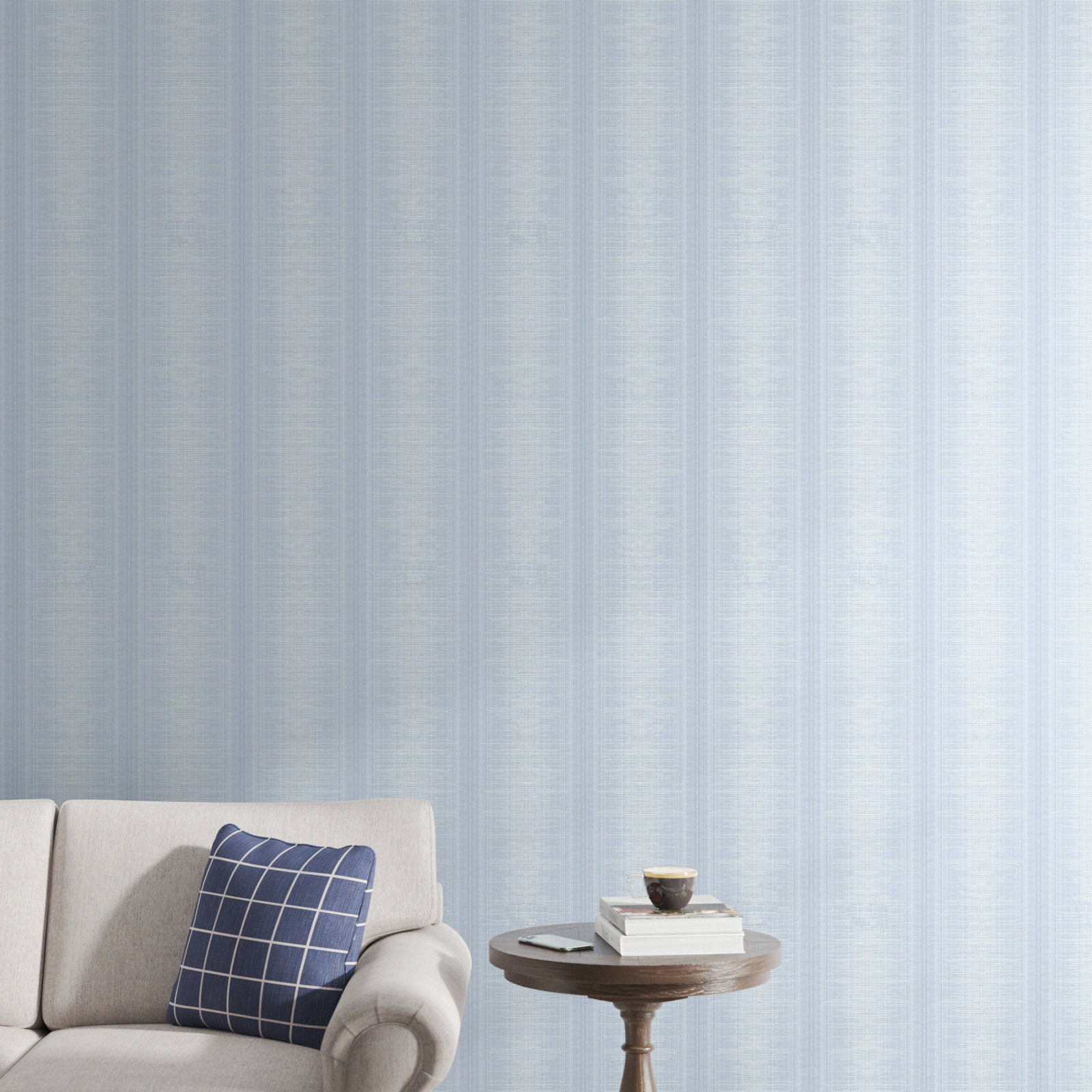 Vanderwall Modern Ombre Wallpaper, Blue