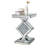 Amla Rectangular Glass End Table